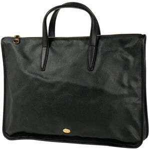 Loewe logo business bag briefcase document handbag canvas black